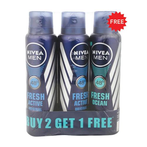 NIVEA DEODORANT 150ml BUY 2 GET 1